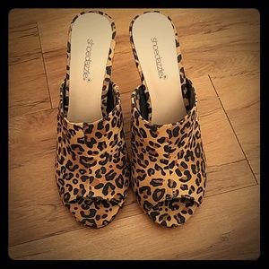Shoedazzle Leopard Print Heels.